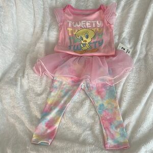 Warner Bros. Pink Tweety Kids Matching Set
